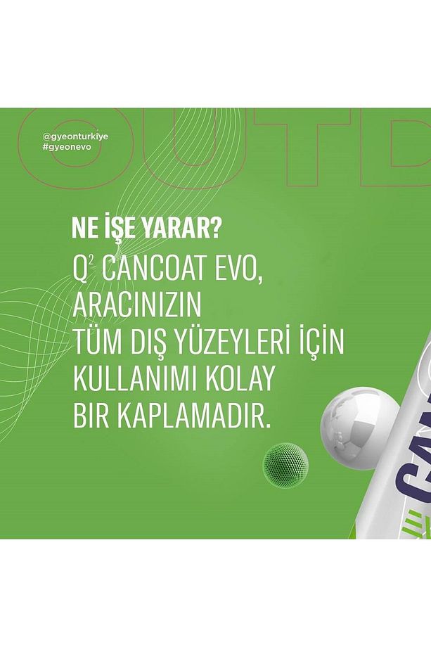 Gyeon Q² Cancoat Evo Hidrofobik Nano Seramik Kaplama Seti - 200 ml - 9h Oto Boya Koruma-su Itici - 4
