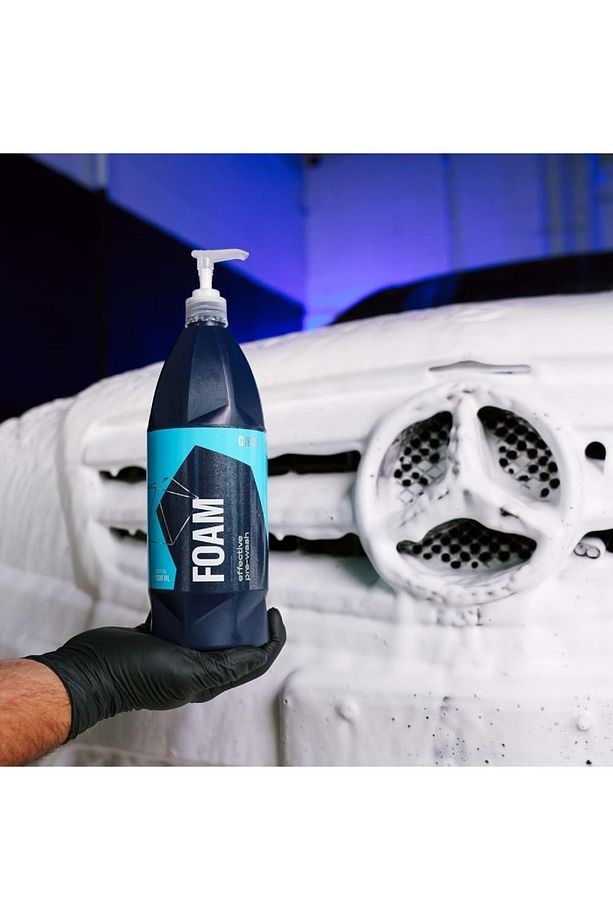 Q²m Foam Araç Ön Yıkama Şampuanı Konsantre - 1000 ml - Yoğun Köpüklü Prewash Snow Foam - 4