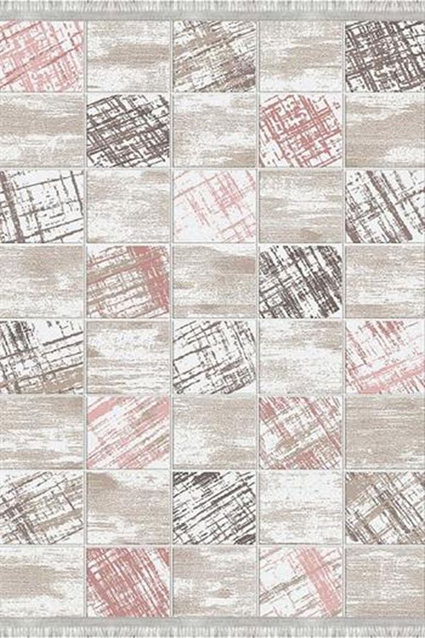 Patchwork Verona Kaymaz Deri Tabanlı Yıkanabilir Antibakteriyel Dijital Baskı Patchwork Halı Yolluk - 3