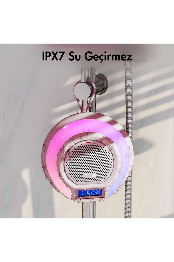 AquaEase IPX7 Su Geçirmez, 18 Saat Oynatma Süresi Dahili Mikrofon Işıklı Hoparlör P - 2