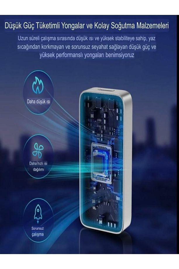 2in1 USB TYPE-C Giriş'li Wireless Kablosuz Apple Android CarPlay Bluetooth Araç Kiti Adaptör - 4