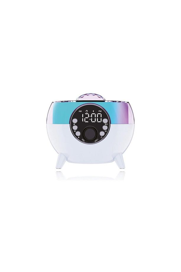 2400 Mah Wireless Şarj Saat Ve Alarm Özellikli Ledli Bluetooth Hoparlör Bts-99 - 1