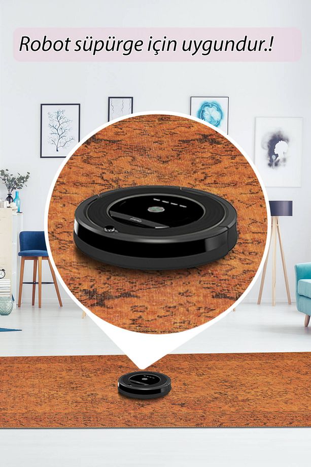 Hardal Sarısı Yolluk - Makinede Yıkanabilir - 5