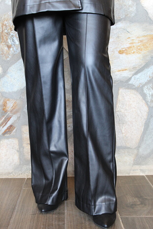 LEVİDOR DERİ PANTOLON - 4