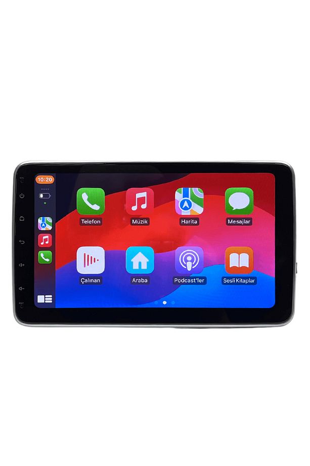 Araç Multimedya Ekran - 4 Gb Ram - 64 Gb Hdd - 360 Dönen Single Din Universal Android Double Teyp - 4