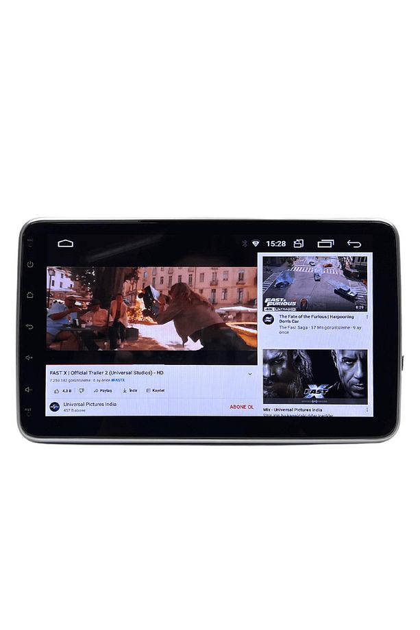 Araç Multimedya Ekran - 4 Gb Ram - 64 Gb Hdd - 360 Dönen Single Din Universal Android Double Teyp - 7