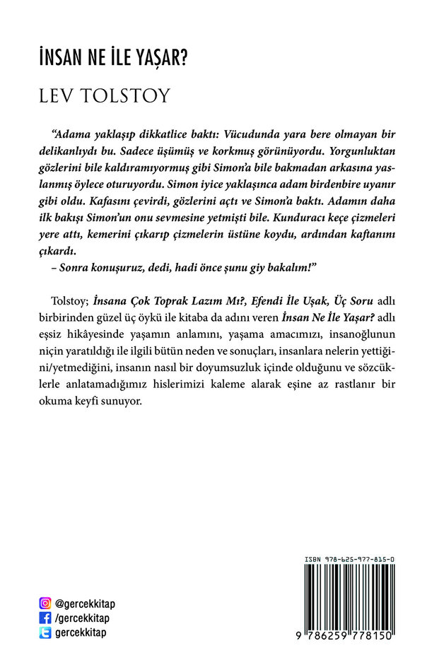İNSAN NE İLE YAŞAR? - 2