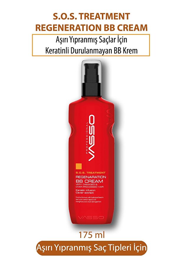 Yıpranmış Saçlar Için Keratinli Havyarlı Durulanmayan Saç BB si 175 ml - 1