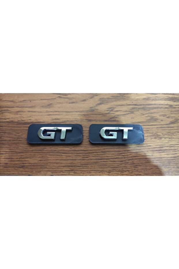 Opel Gt Door Fence - 2 Pieces Chrome Plated, Gt Text and Logo