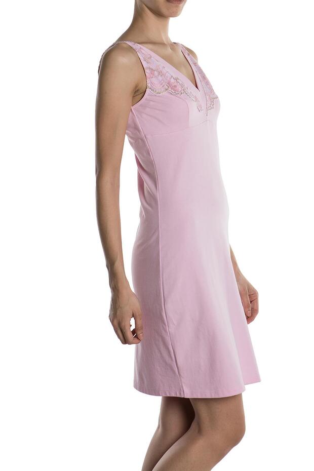 Lace Pink Gecelik - 2