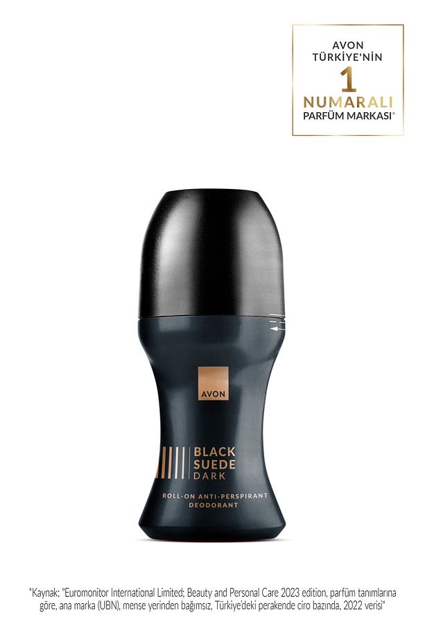 Black Suede Dark Roll-On Deodorant 50ml - 1