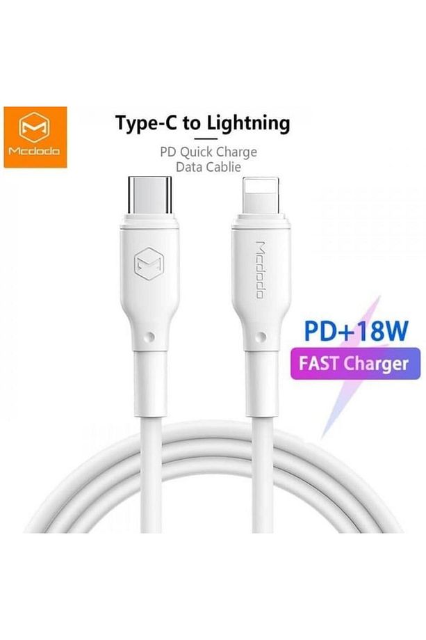 Ca-7290 18w Type-c To Lightning Data-şarj Kablosu Beyaz - 2