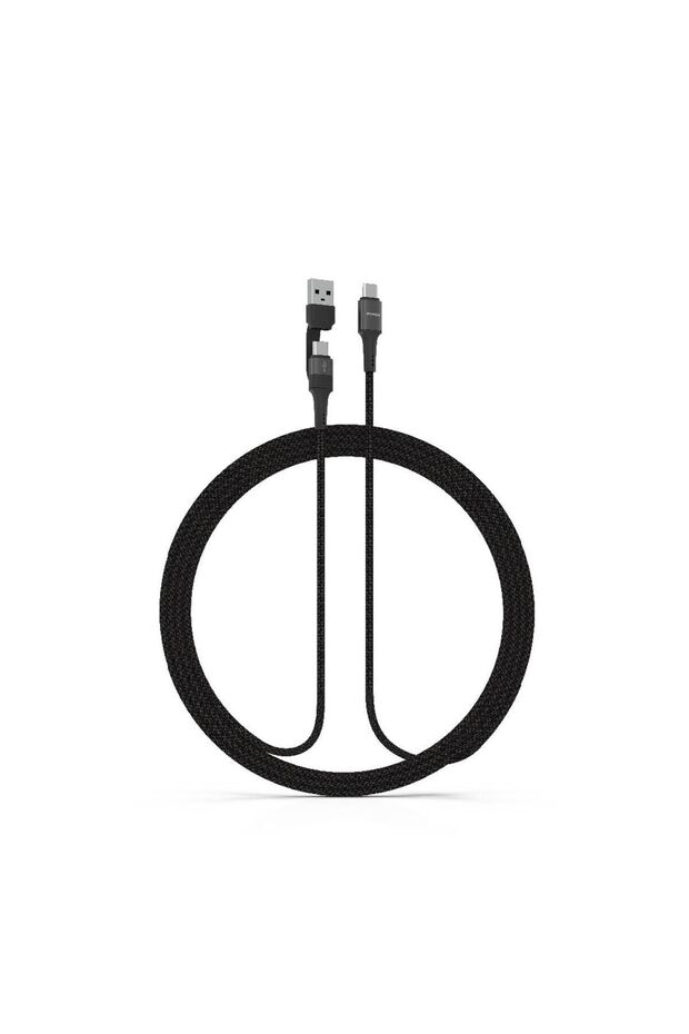 C143 60w 2 In 1 To Type-c Hasir Ultra Hızlı Şarj & Data Kablosu - 3