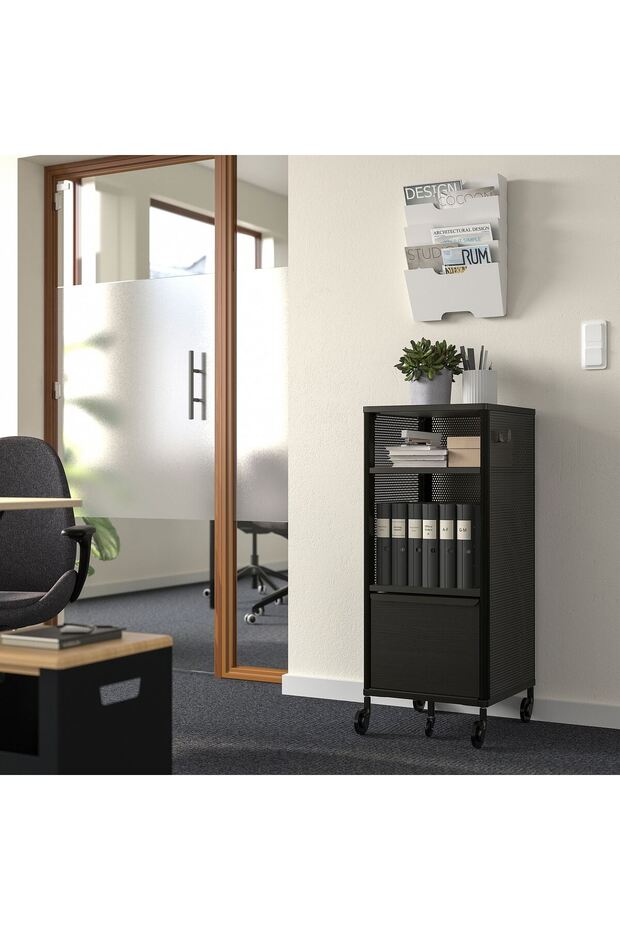 ofis dolabı, siyah, 41x101 cm - 3