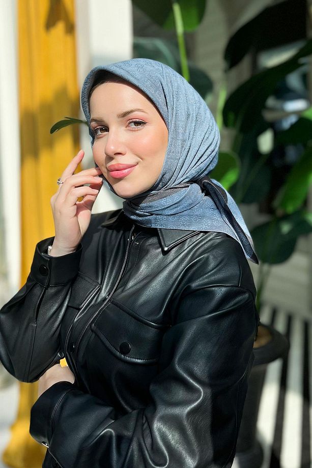 Monogram Jakar Eşarp - 6060950-924 - Indigo - 1