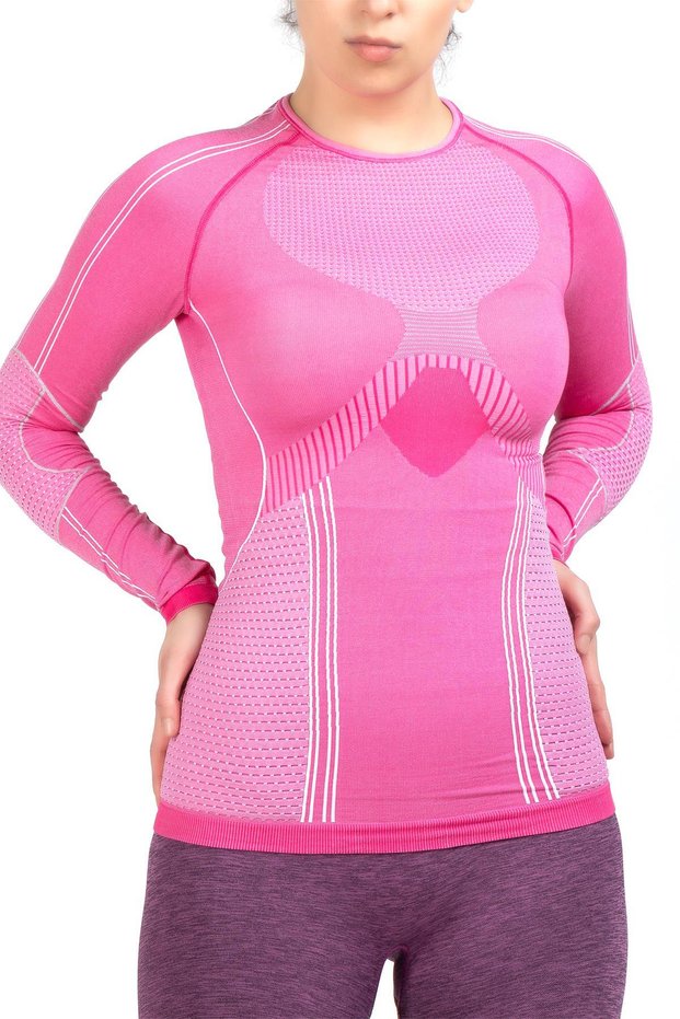 Miofit Women's Pro Dry Fit Long Sleeve Seamless Sports T-Shirt