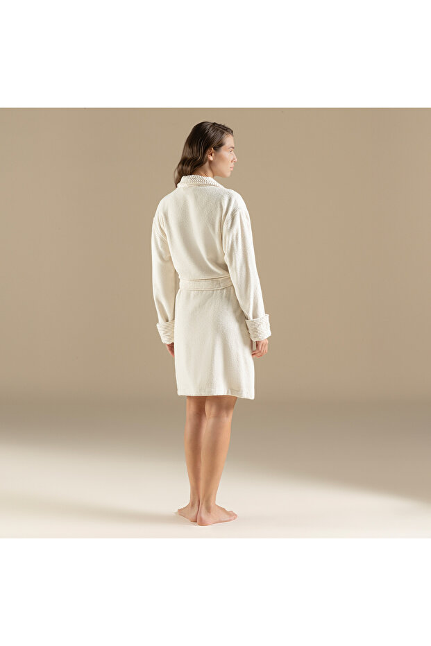 Narde Kadın Bornoz Natural - 4
