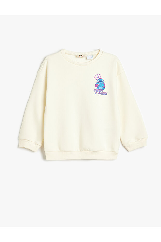 Stitch Sweatshirt Licensed Long Sleeve Crew Neck