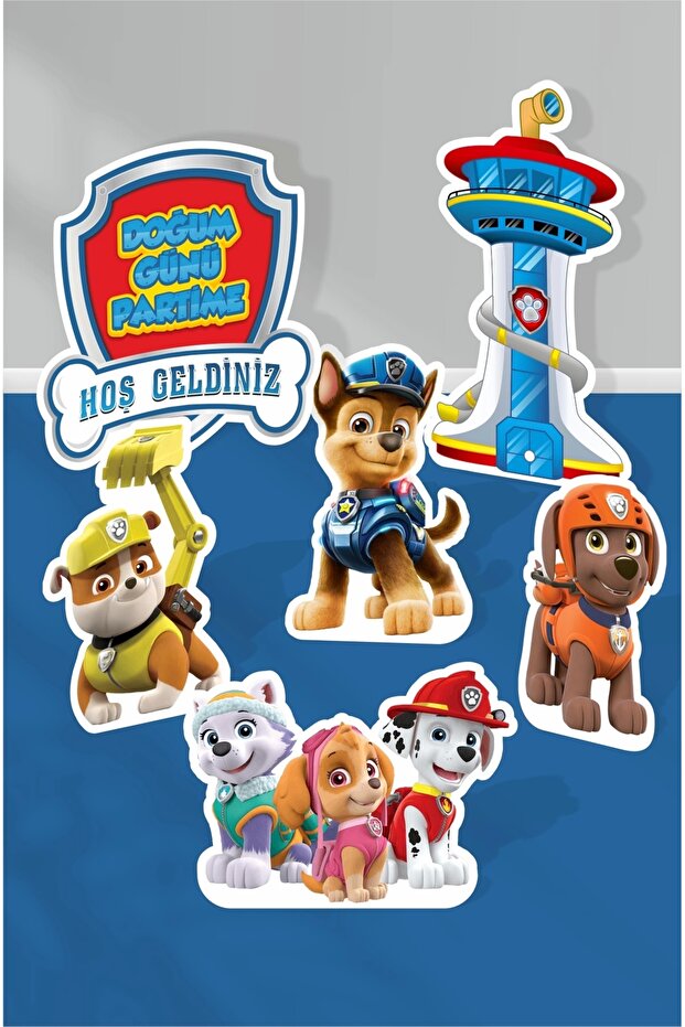 Paw Patrol Themed Birthday * Standing Board Set
