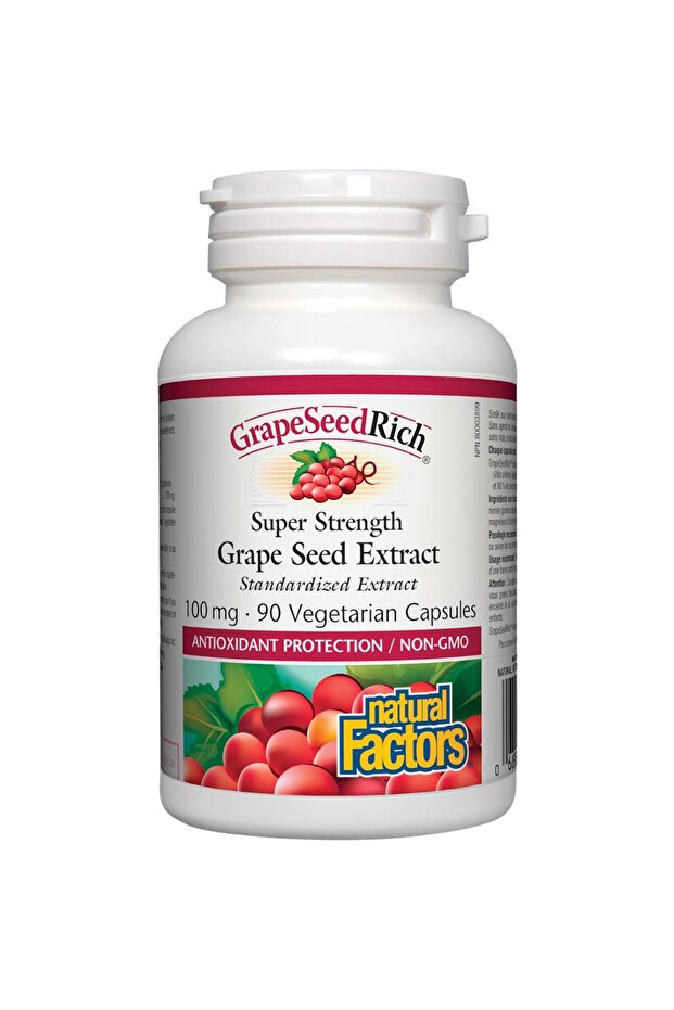Grape Seed Extract, 100 mg, 90 Veggie Capsules