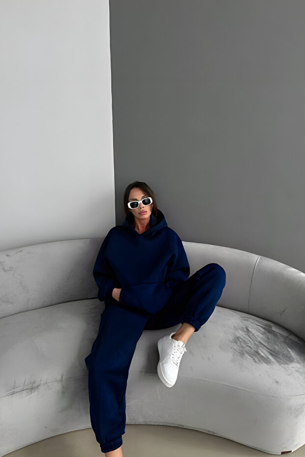 طقم بدلة رياضية سميكة 3 خيوط - 3