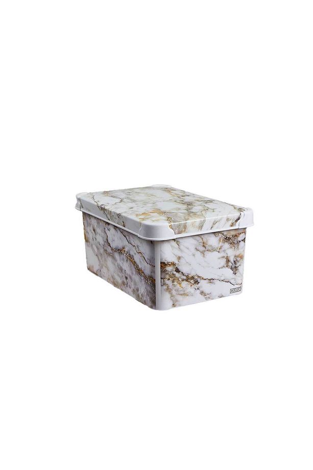Style Box Marble Desenli 5 L Dekoratif Saklama Kutusu - 1
