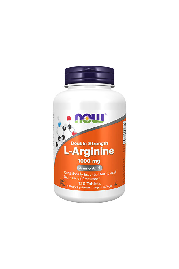 L-Arginine Double Strength, 120 Tablets, 1000 mg