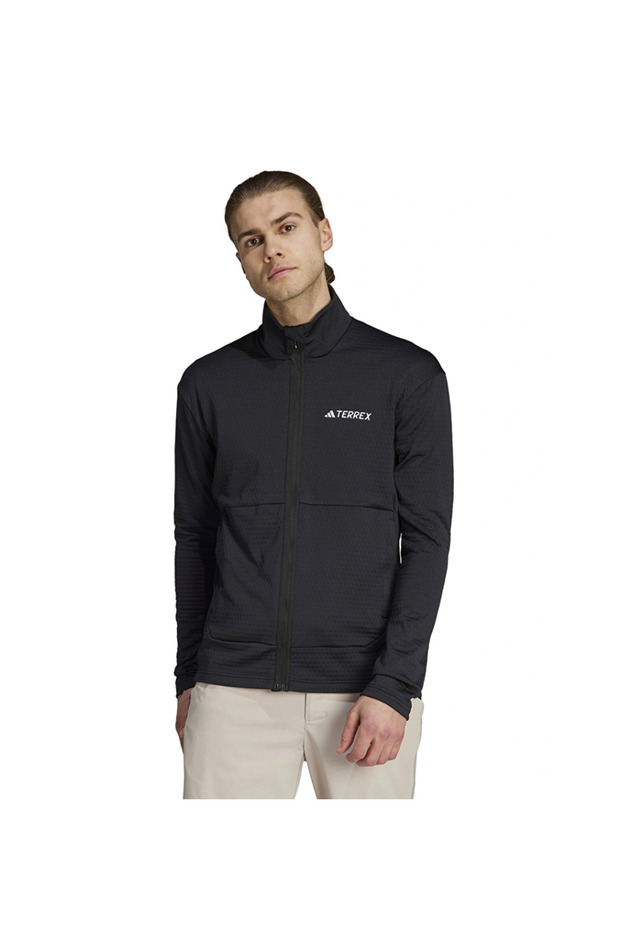 سويت شيرت رجالي من Terrex Multi Light Fleece بسحاب كامل Ib1818