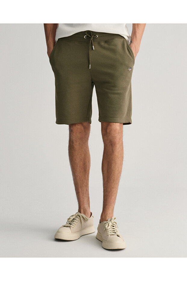 Erkek Yeşil Regular Fit Şort - 6