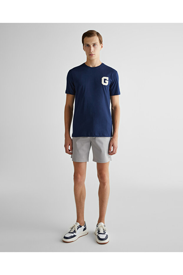 Erkek Gri Regular Fit Şort - 1