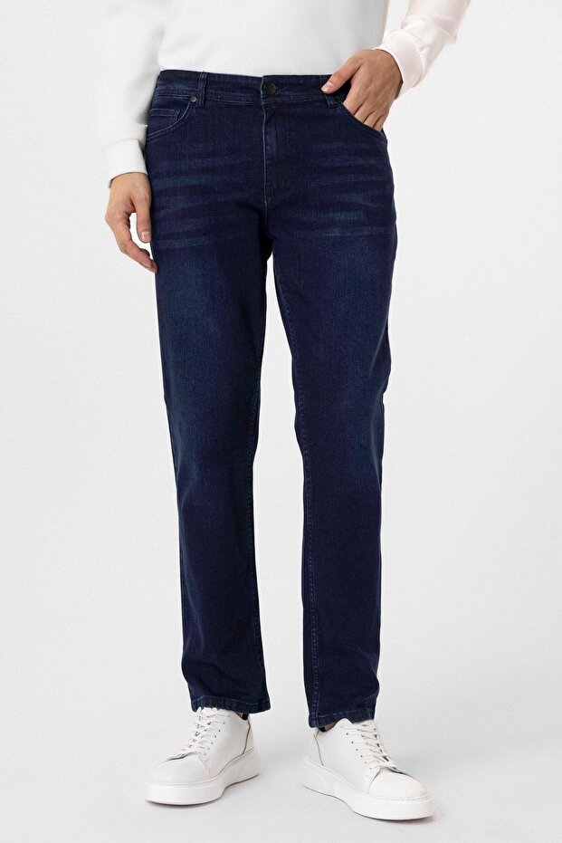 Regular Kalıp Denim Pantolon - 1