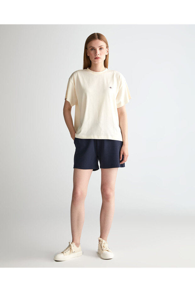 Kadın Lacivert Regular Fit Şort - 1