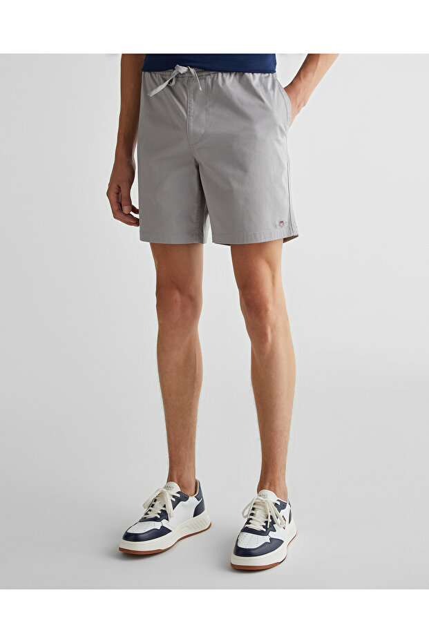 Erkek Gri Regular Fit Şort - 3