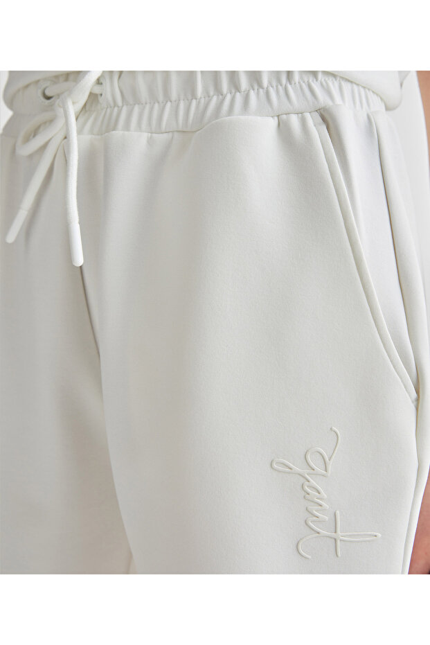 Kadın Krem Regular Fit Şort - 5