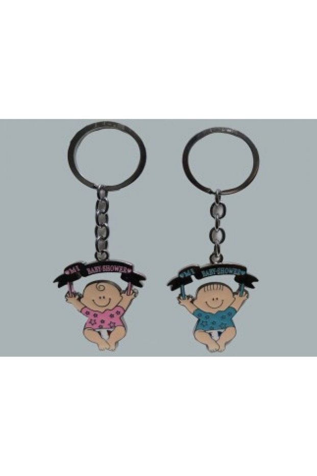20 Pcs Keychain Baby Baby Shower Pink Pk1 Baby Favors Supplies-