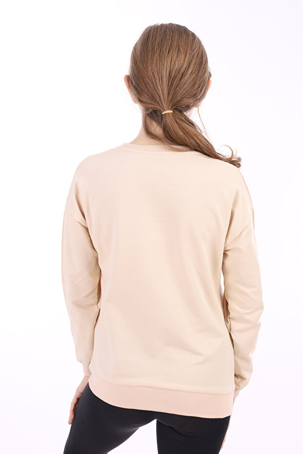 Sweatshirt sa printom za devojčice - 2