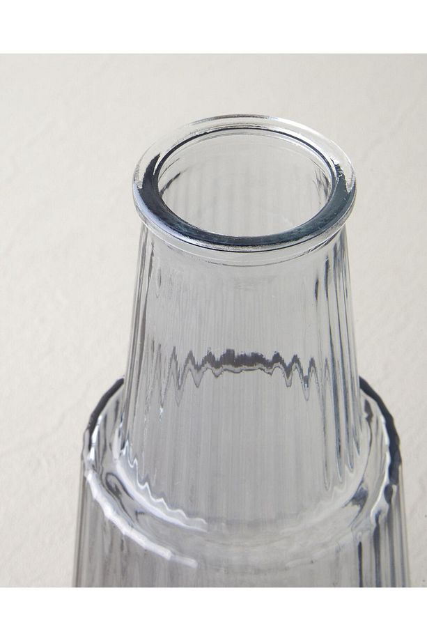 Claire Cam Başucu Sürahi 800 ml + 220 ml Antrasit - 3