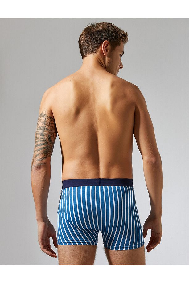 Pamuklu Basic 3'lü Boxer Seti - 3