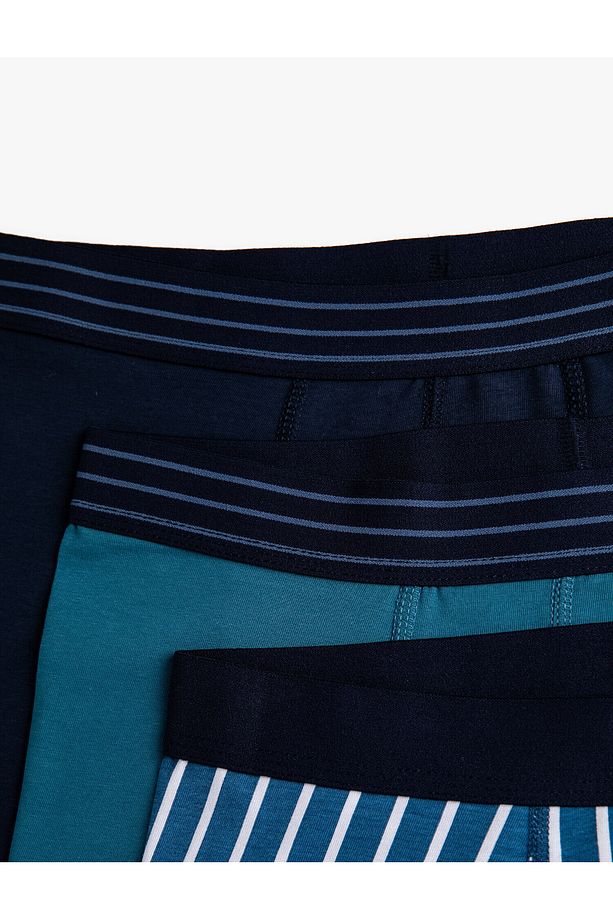 Pamuklu Basic 3'lü Boxer Seti - 5