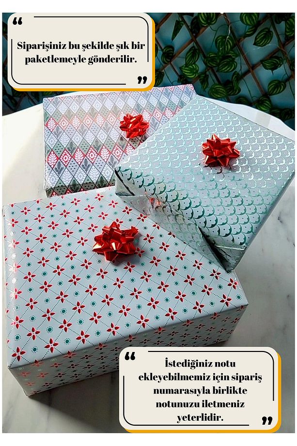 Marmori Yılbaşı Kar Küre Kolye Anahtarlık Aromalısabun Aromalı Mum  Dilek Şişesi Yılbaşı Hediye Seti - 7