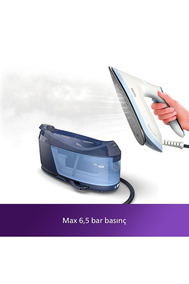 6000 Serisi Perfectcare Buhar Kazanlı Ütü  6.5 Bar 500g Şok Buhar 1.8l Hazne  Psg6 2675 Seri - 6