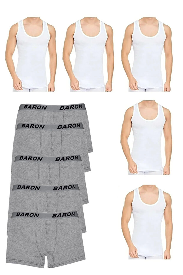 10 Piece Athlete and Boxer Set Economic Package 5 Boxers 5 Athletes -Sr001