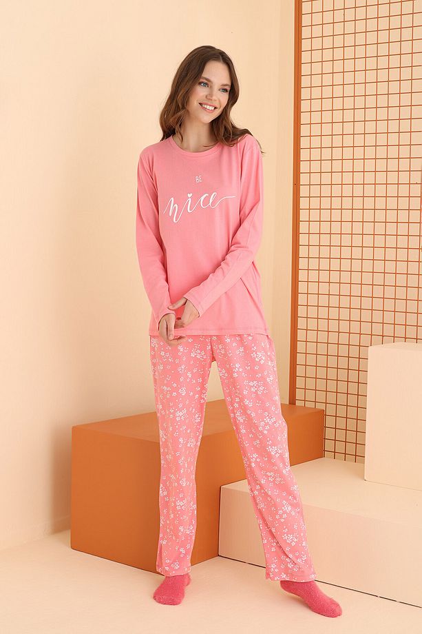 Nar Çiçeği Be Nice Pijama Takımı - 2