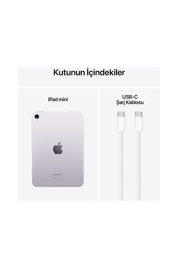 MYH33TU/A iPad Mini 7 512 GB Wifi Tablet Mor - 8