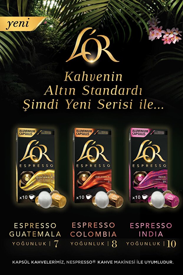Espresso Origin India Nespresso Uyumlu Alüminyum Kapsül Kahve 10'lu - 4