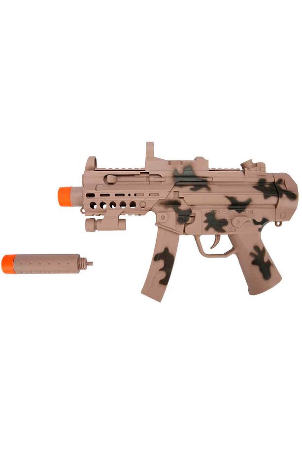 Hero Combat Sesli Ve Titreşimli Askeri Silah 10792 Kahverengi - 1