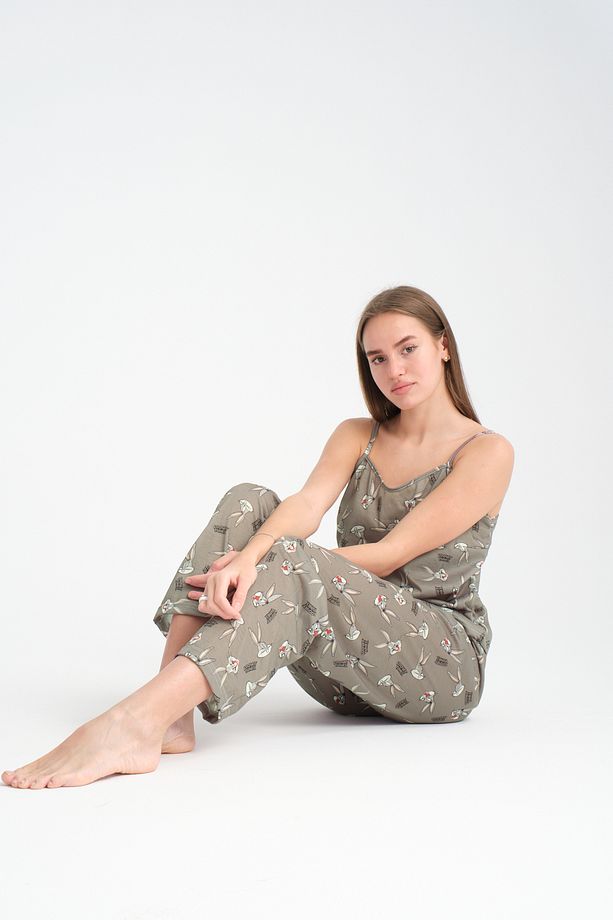Rasa Askılı Pijama Takımı Bugs Süper Soft - 3