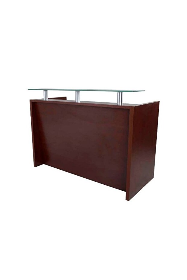Harrera R06-14 Modern Reception Desk Apple Cherry