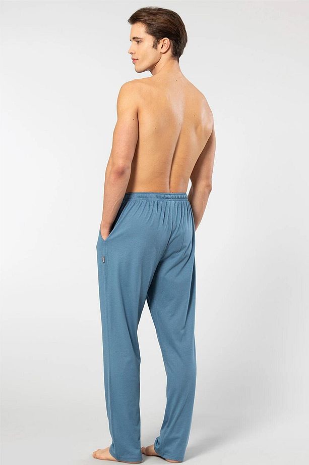 Pamuklu Model Kumaş Erkek Alt Pijama - 2