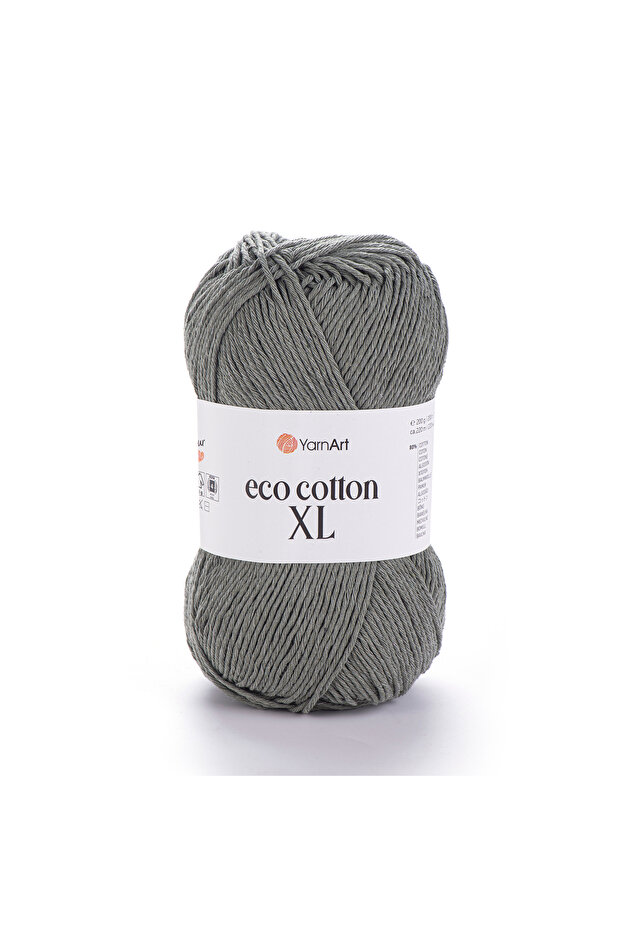 ECO COTTON XL - حبل حياكة رمادي - EL-782